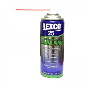 REXCO 25 HIGH PERFORMANCE CHAIN LUBE / PELUMAS RANTAI 120 ML / 107 G / 4.2 FL OZ